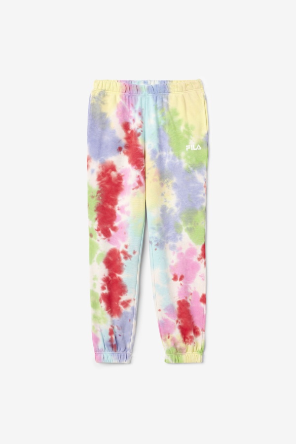 ירוק/לבן/Purwinkle/Edom Fila Raleigh Tie Dye Jogger