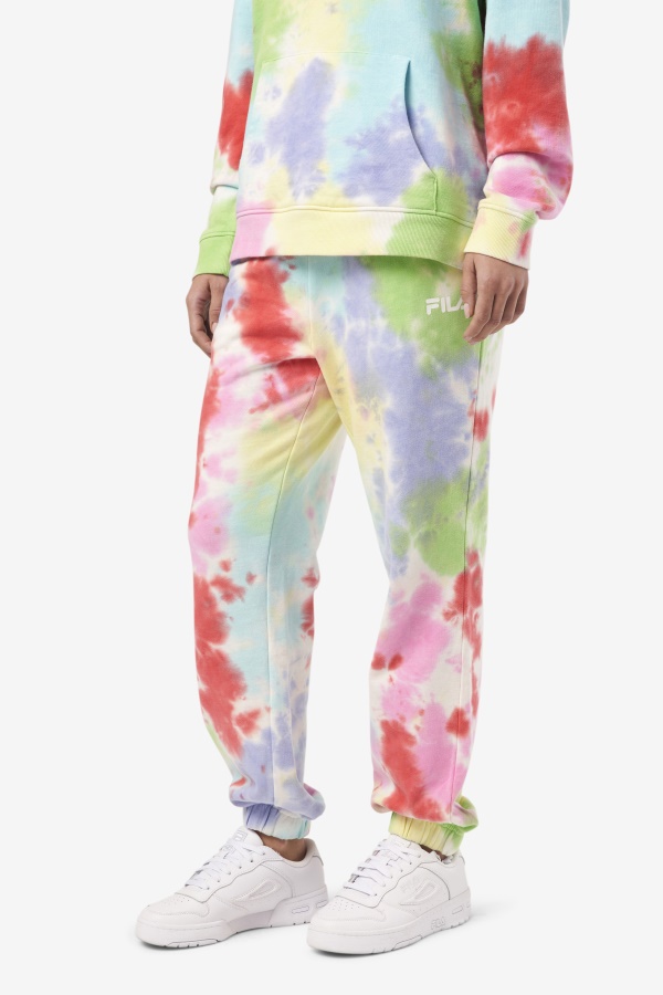 ירוק/לבן/Purwinkle/Edom Fila Raleigh Tie Dye Jogger