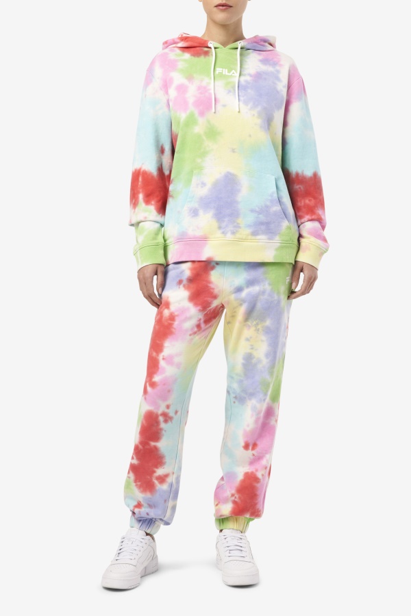ירוק/לבן/Purwinkle/Edom Fila Raleigh Tie Dye Jogger