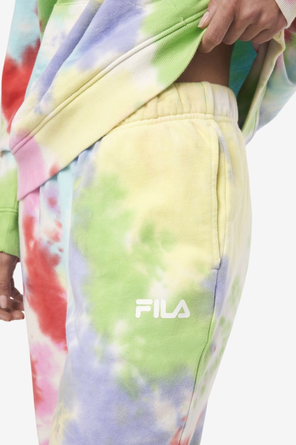 ירוק/לבן/Purwinkle/Edom Fila Raleigh Tie Dye Jogger
