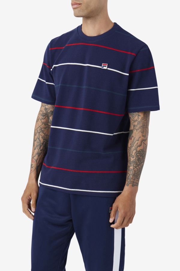 צוות Thiago Fila חיל הים/צהבהב/אדום