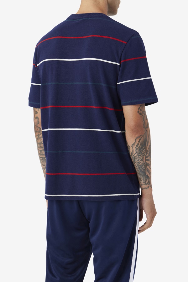 צוות Thiago Fila חיל הים/צהבהב/אדום