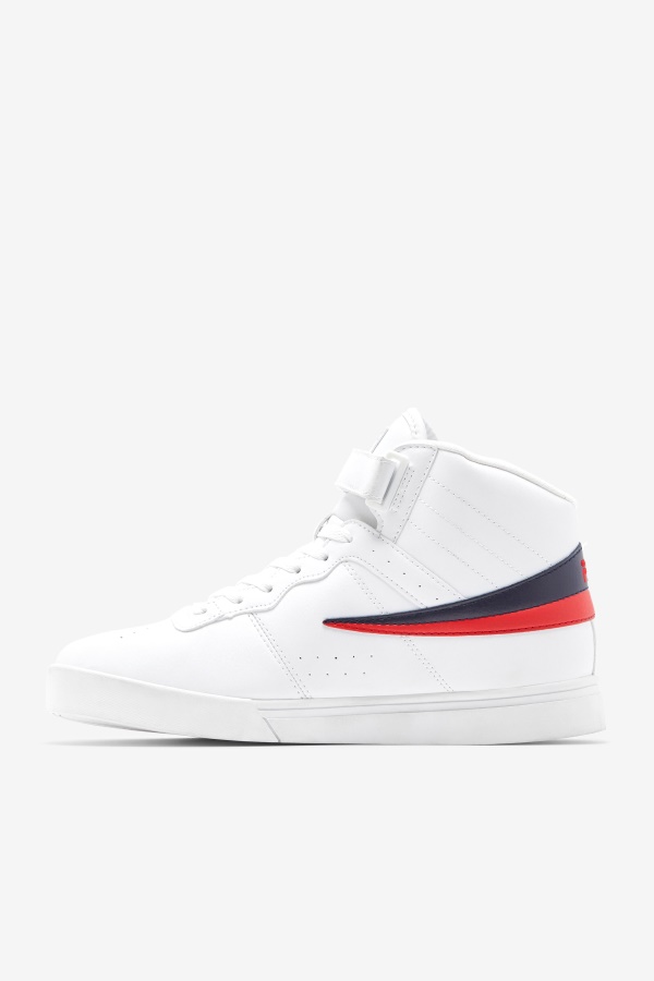 Fila Men\'s Vulc 13 לבן/כהה/אדום