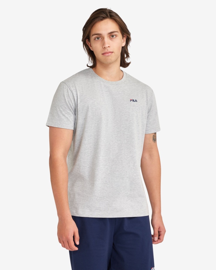 T-shirt Basic גברים כסף Marle Fila
