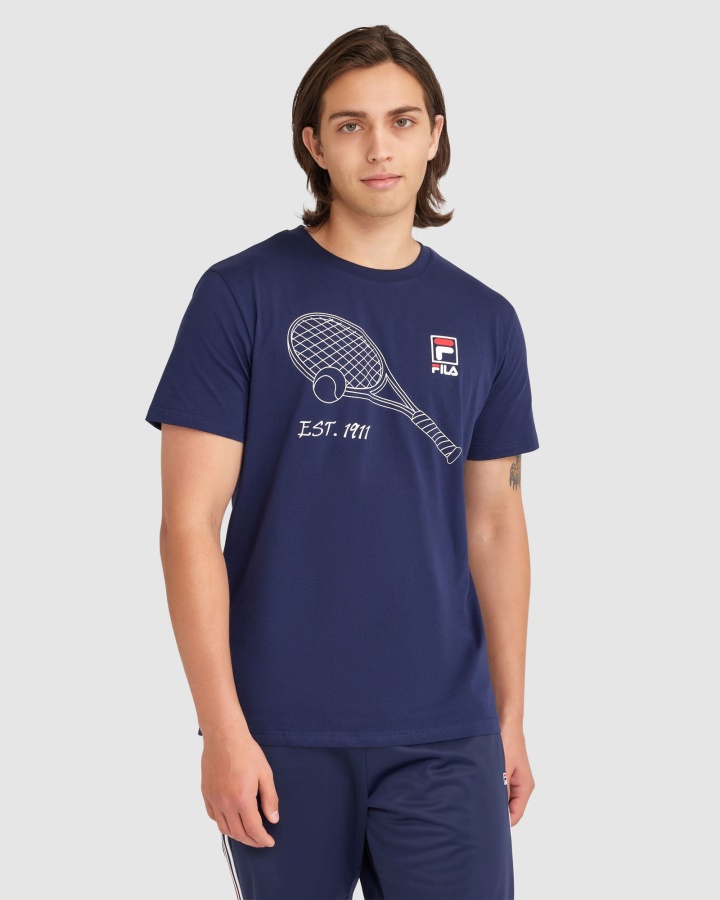 טי וויאט לגברים New Navy Fila