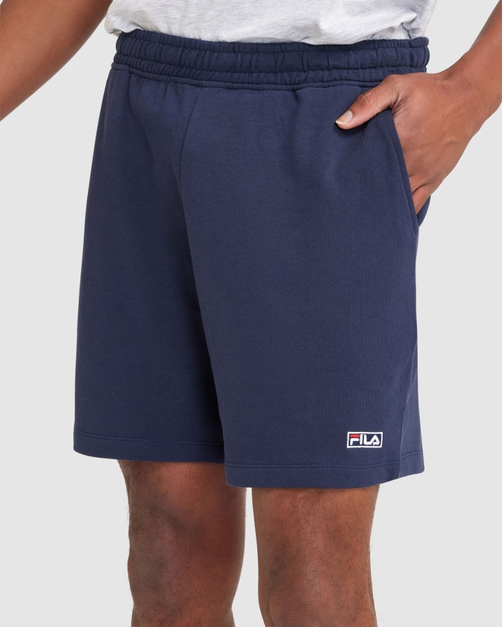 New Navy Fila גברים קצרים