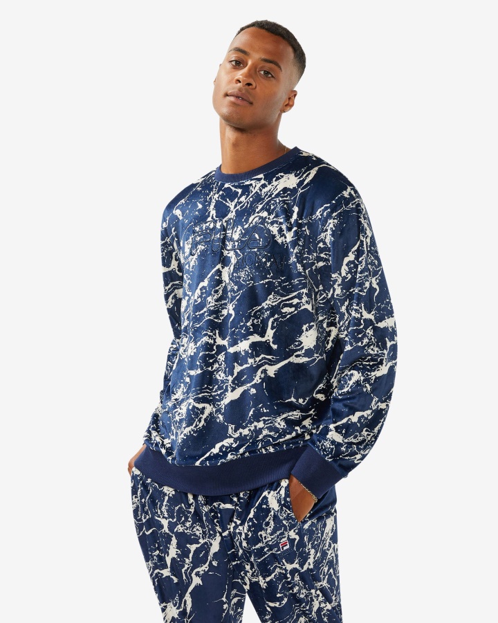 Fila Unisex Shih Aspen Crew Navy