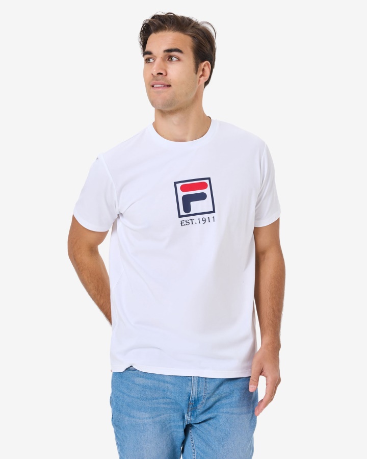 Fila Unisex Alto 2.0 טי לבן