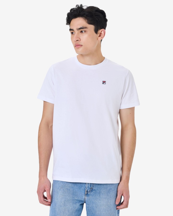 T-shirt 2.0 לגברים של Fila White Heritage