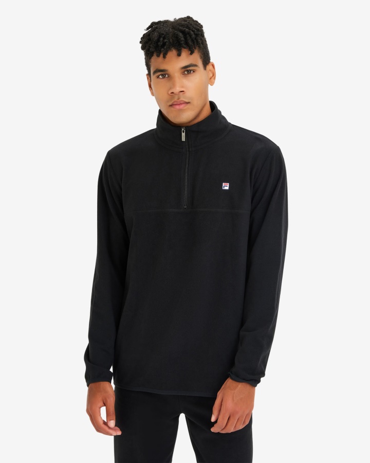 גברים David Qtr Zip Fila שחור
