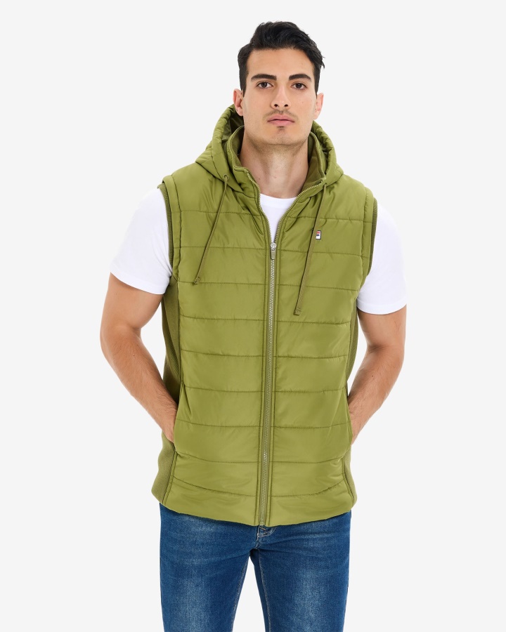 גופיית ג'וליו פאף לגברים של Fila Olive