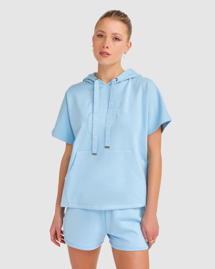 Fila נשים Spencer Ss Hoody Glacier Lake