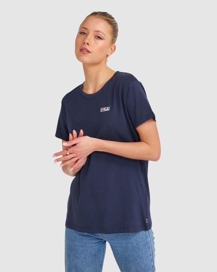 טי אימוגן לנשים של Fila New Navy