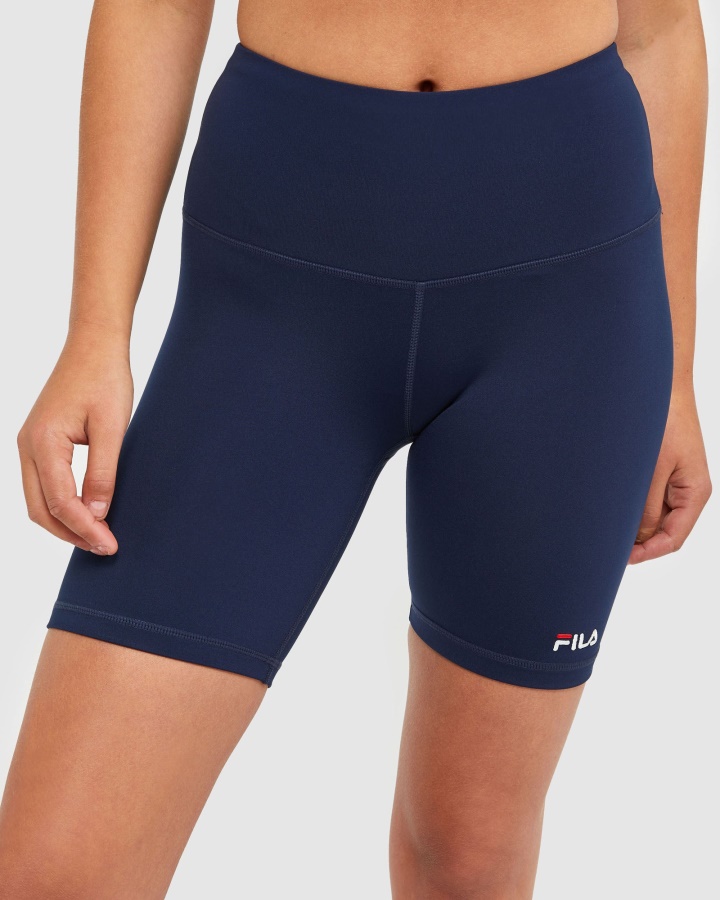 מכנסי אופניים קלאסיים לנשים Fila New Navy