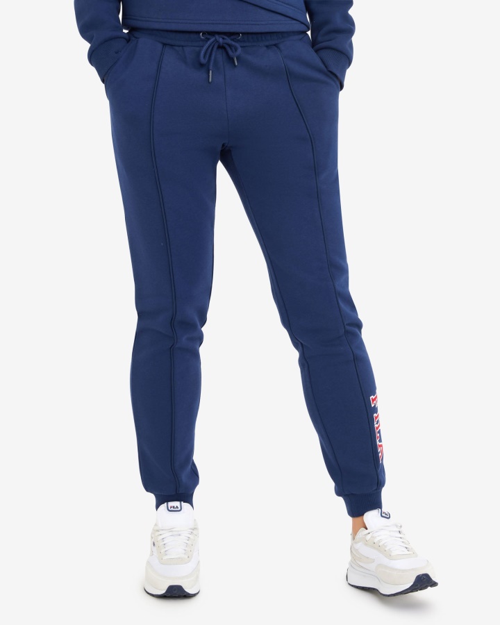 מכנסי טרנינג סרינה לנשים, Fila Navy