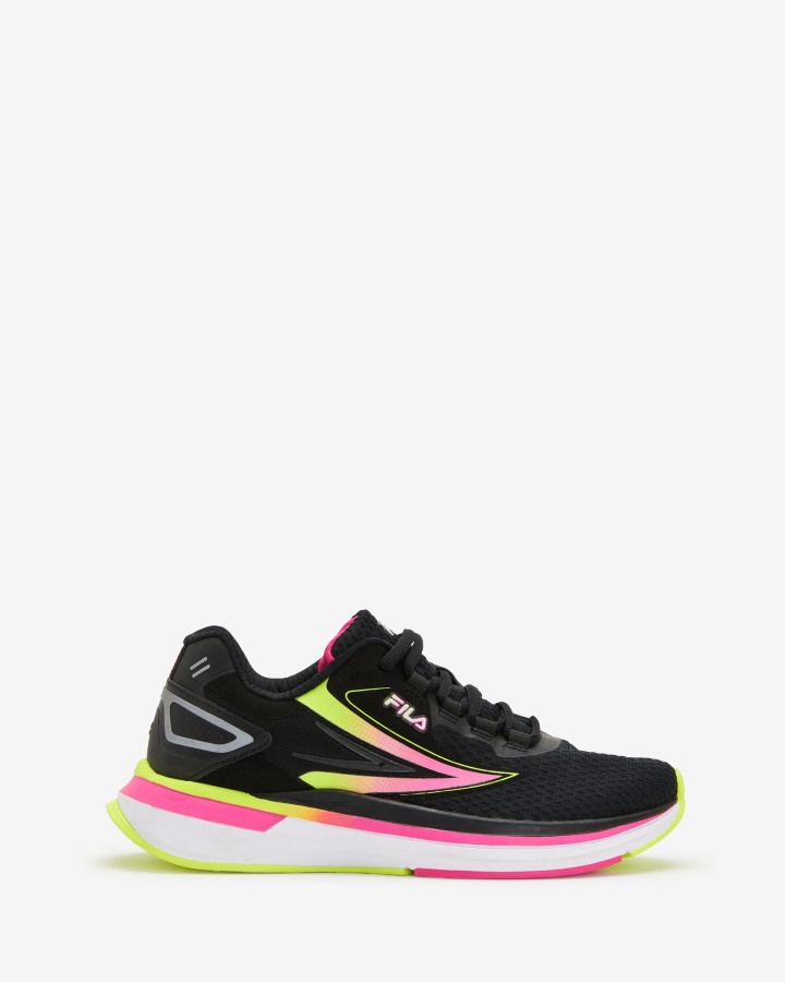 Fila Black/pinkglo/safeyellow לנשים Fila Instinx