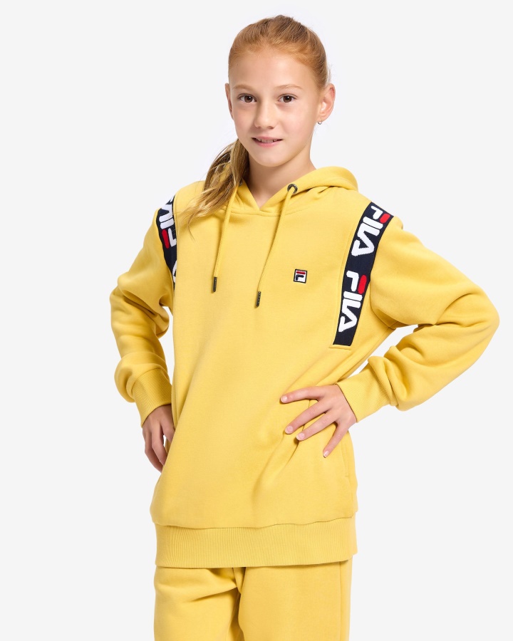 תג ילד צהוב ערפילי 2.0 Hood Fila