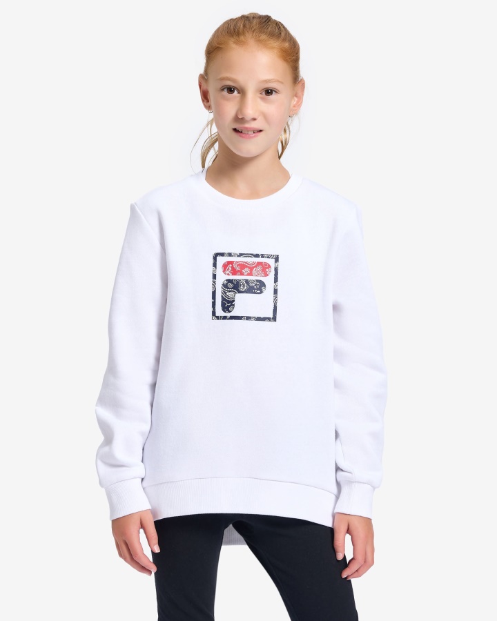 צוות בנות Fila White Natasha
