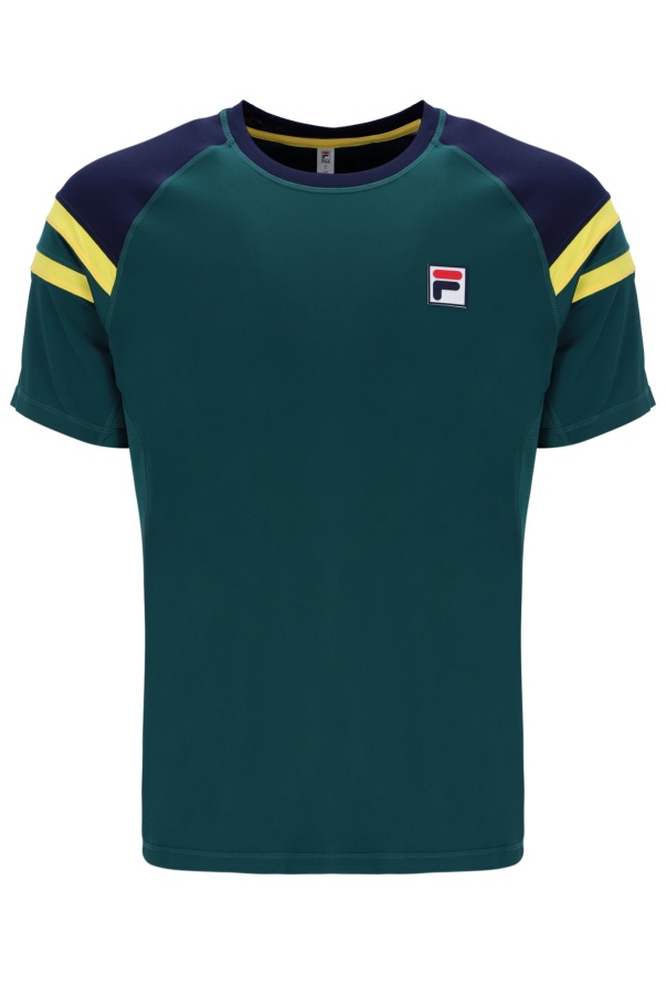 טופ Fila Heritage עם שרוולים קצרים