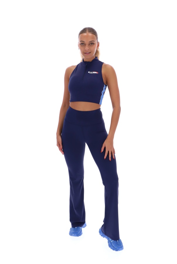 Fila Fila X Tala Skinluxe קרופ טופ רוכסן